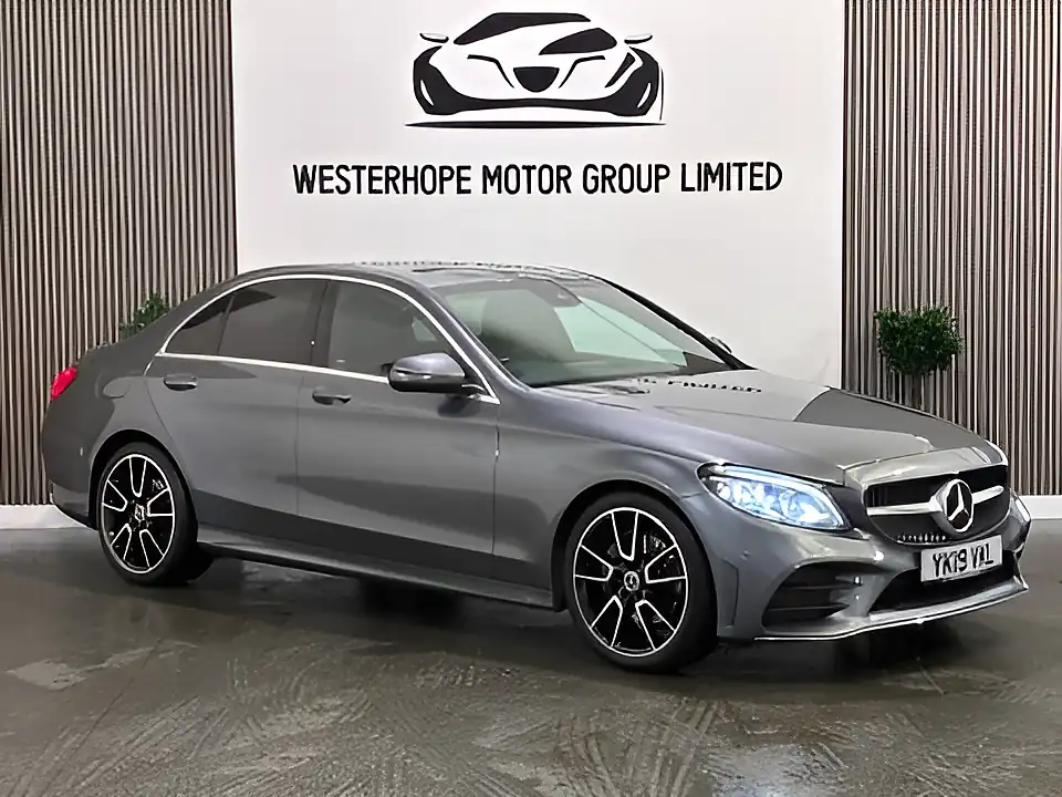 Used 2019 Mercedes-Benz C Class AMG Line (premium) Grey - Interior and Exterior details 8