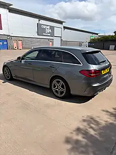 Used 2019 Mercedes-Benz C Class AMG Line (premium) Grey - Interior and Exterior details 3