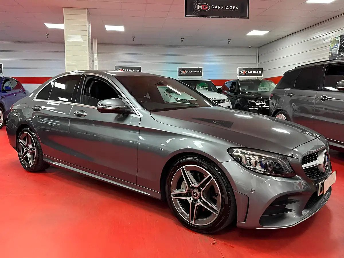 Used 2019 Mercedes-Benz C Class AMG Line (premium) Grey - Interior and Exterior details 2