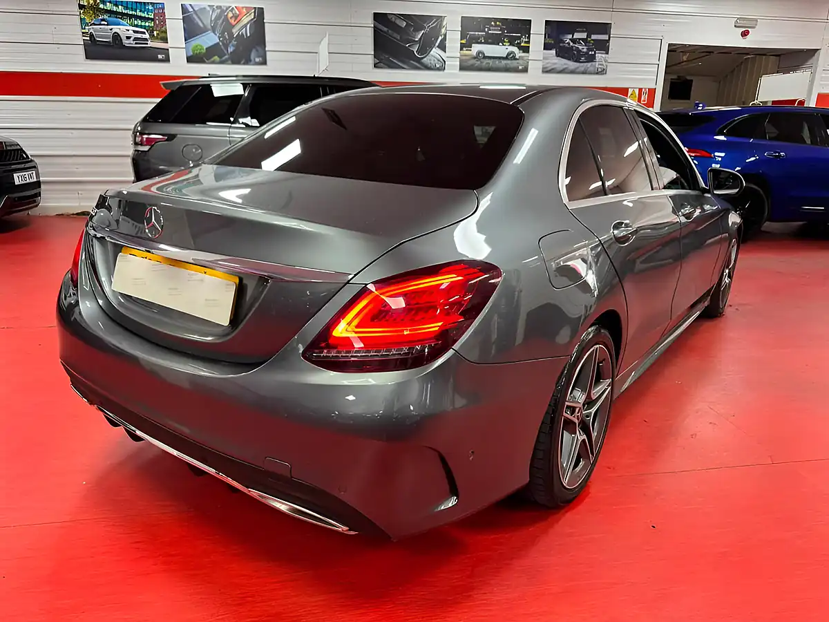 Used 2019 Mercedes-Benz C Class AMG Line (premium) Grey - Interior and Exterior details 4