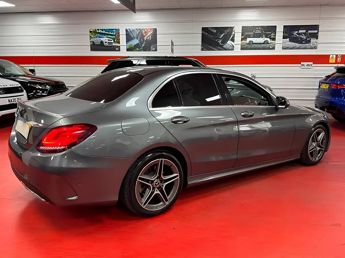 Used 2019 Mercedes-Benz C Class AMG Line (premium) Grey - Interior and Exterior details 5