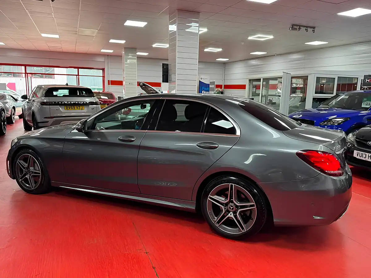 Used 2019 Mercedes-Benz C Class AMG Line (premium) Grey - Interior and Exterior details 9