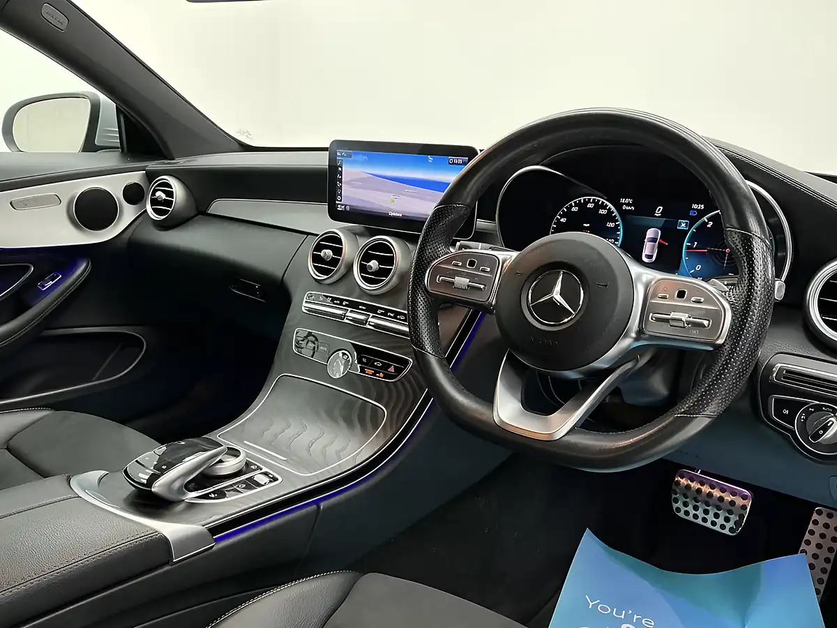 Used 2019 Mercedes-Benz C-Class AMG Line (premium) Iridium Silver - Interior and Exterior details 10