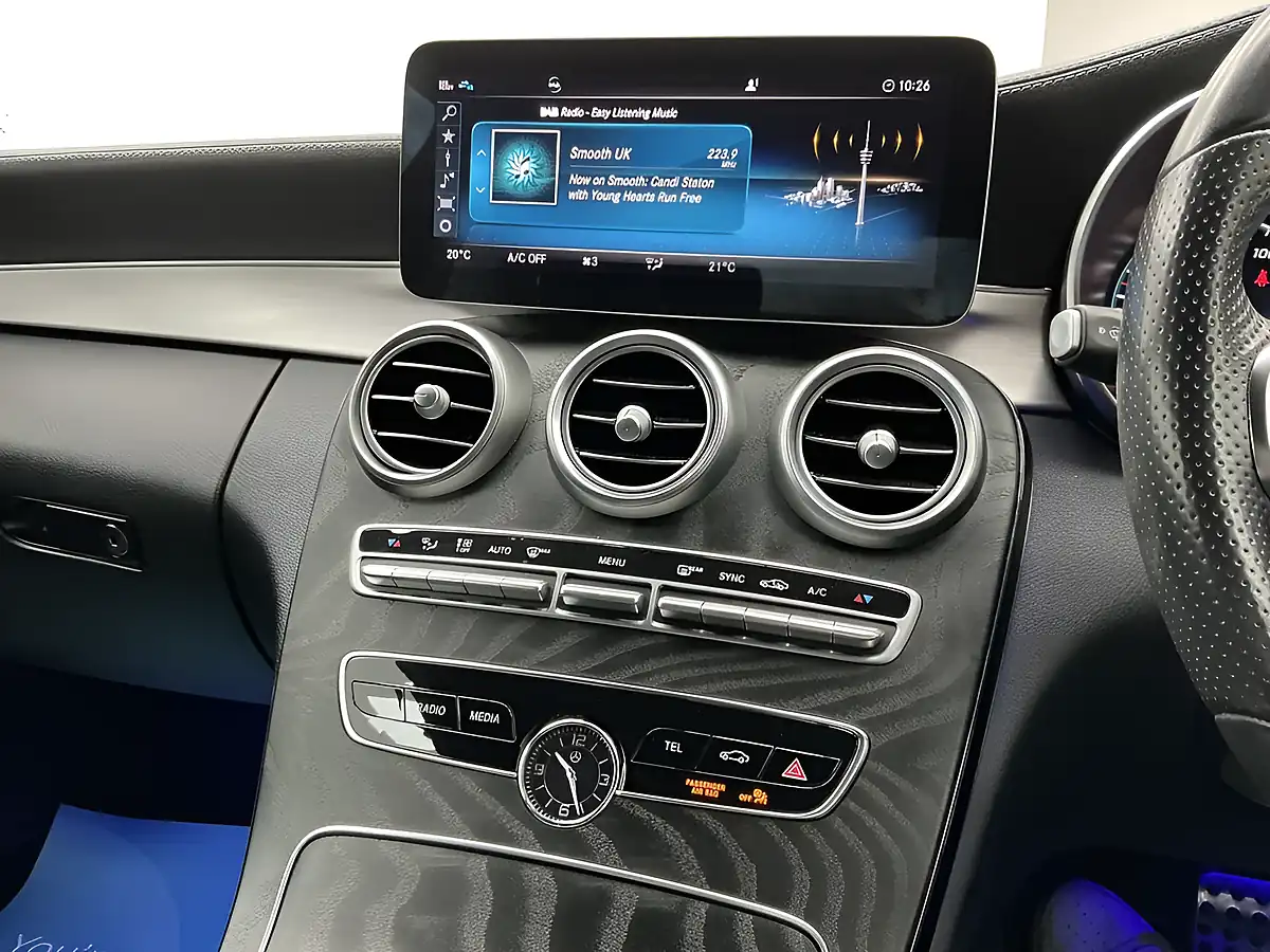 Used 2019 Mercedes-Benz C-Class AMG Line (premium) Iridium Silver - Interior and Exterior details 11