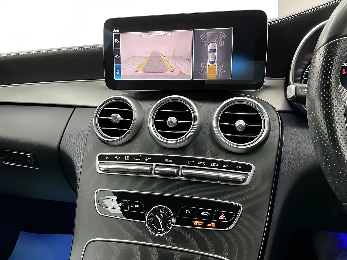 Used 2019 Mercedes-Benz C-Class AMG Line (premium) Iridium Silver - Interior and Exterior details 12