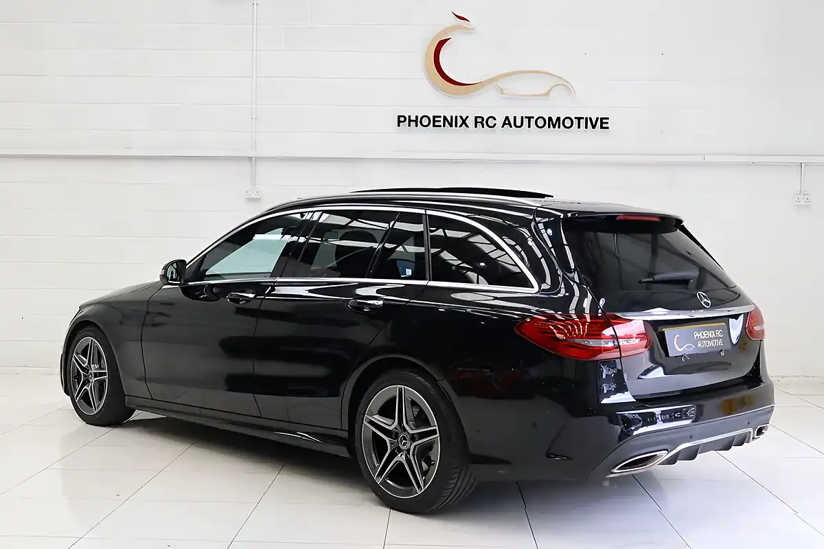 Used 2019 Mercedes-Benz C Class AMG Line Premium Plus Black - Interior and Exterior details 6