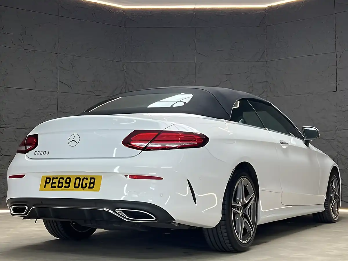 Used 2019 Mercedes-Benz C-Class AMG Line (premium Plus) Polar White - Interior and Exterior details 12