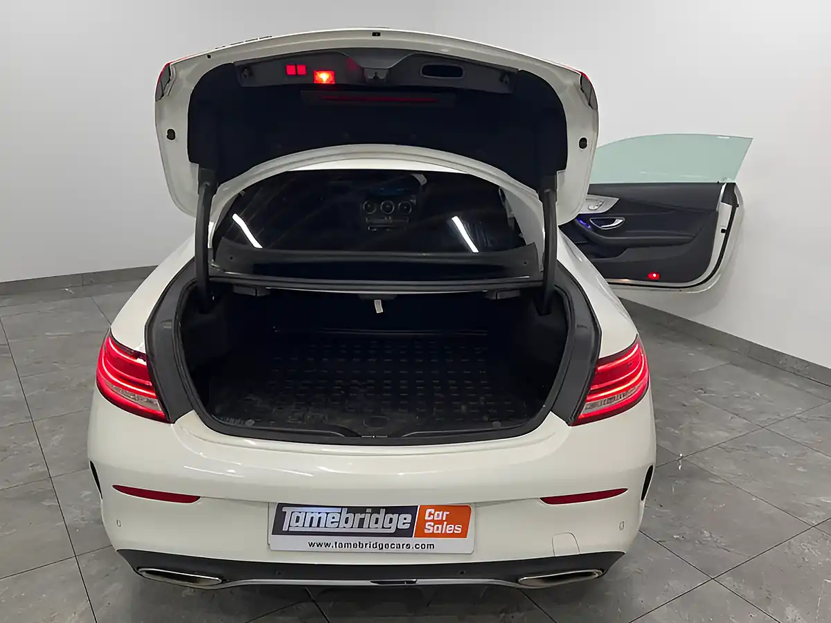 Used 2019 Mercedes-Benz C Class AMG Line Premium Plus White - Interior and Exterior details 13