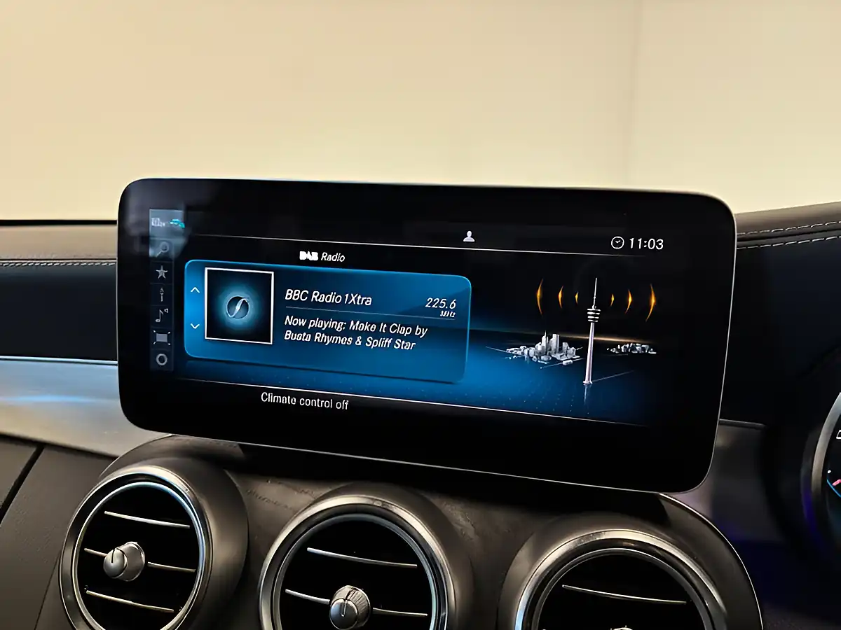 Used 2019 Mercedes-Benz C Class AMG Line Premium Plus White - Interior and Exterior details 16