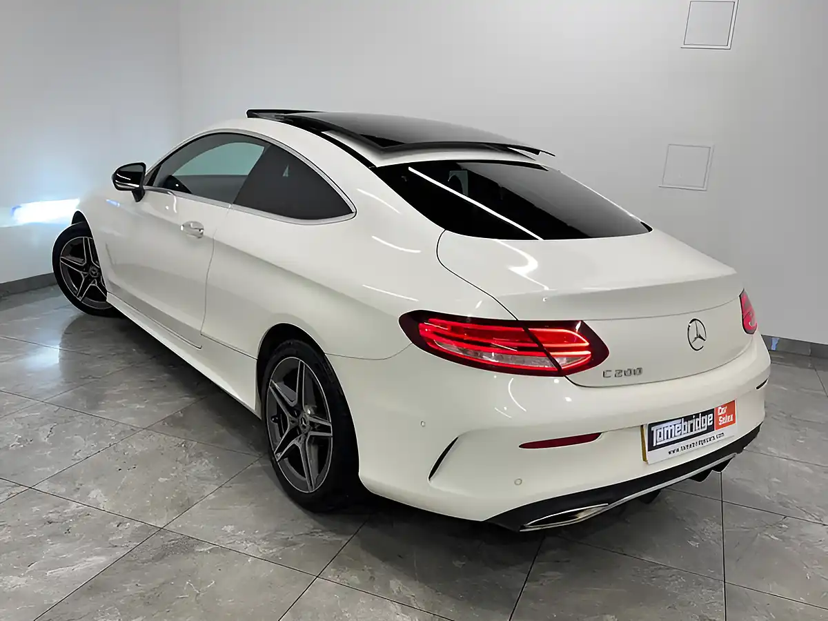Used 2019 Mercedes-Benz C Class AMG Line Premium Plus White - Interior and Exterior details 5