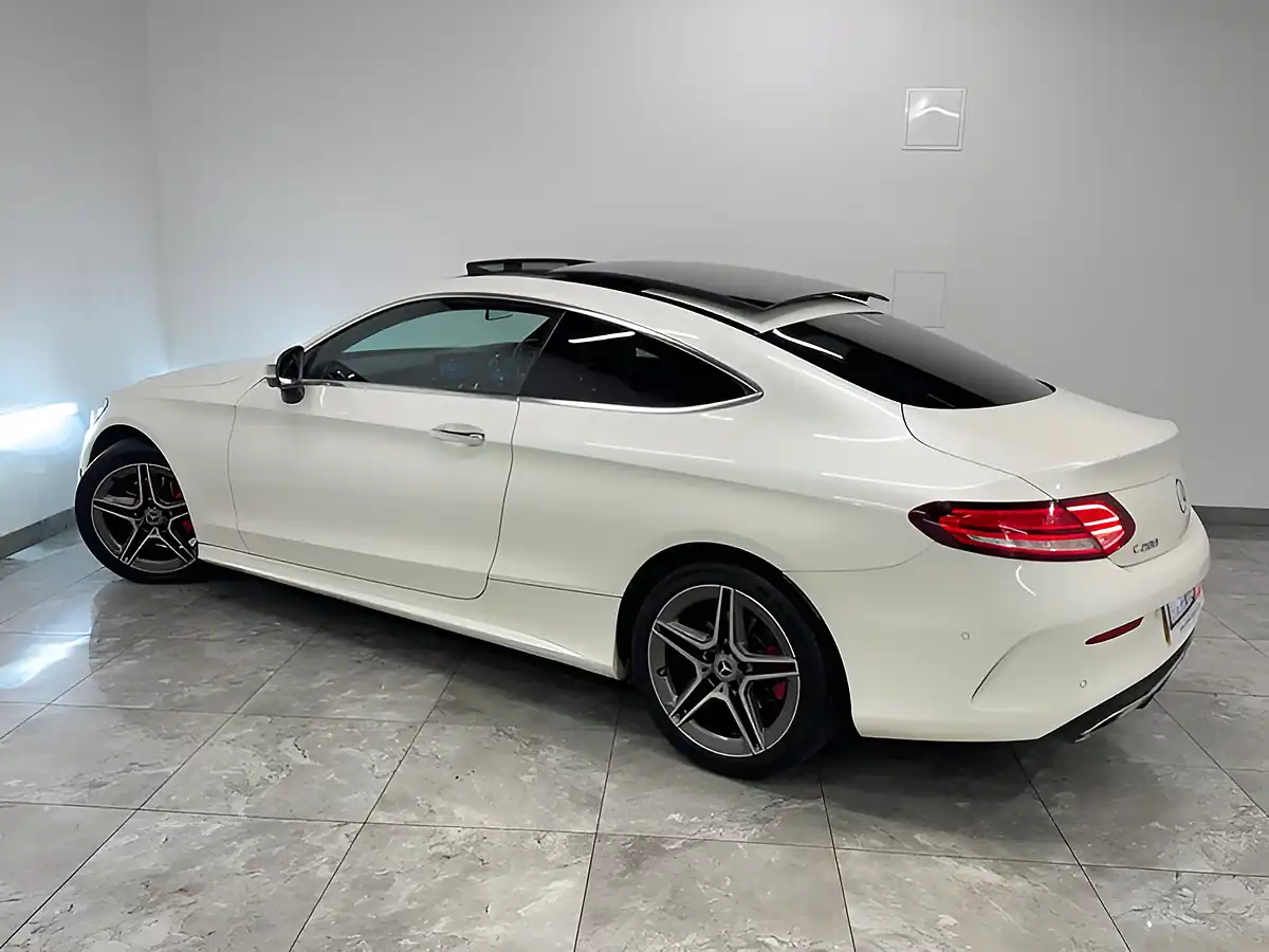 Used 2019 Mercedes-Benz C Class AMG Line Premium Plus White - Interior and Exterior details 6