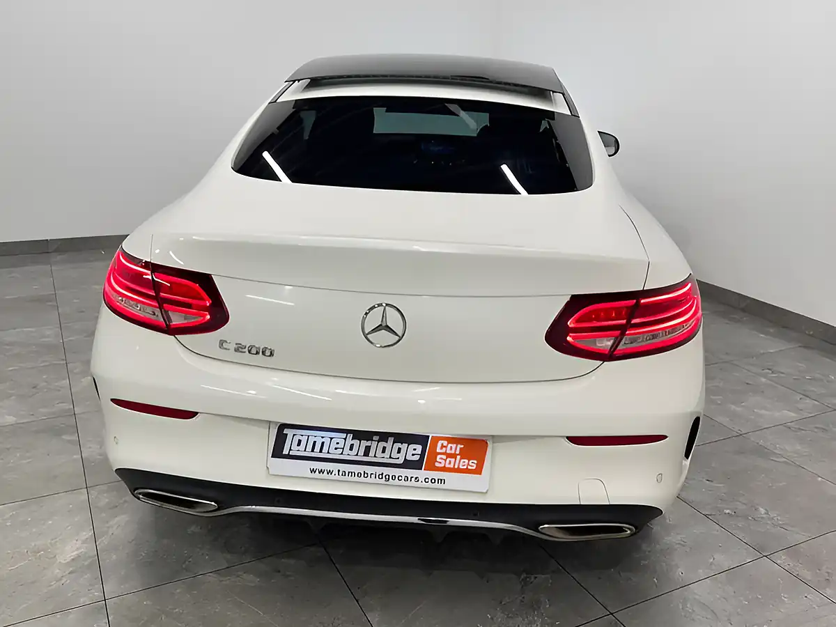 Used 2019 Mercedes-Benz C Class AMG Line Premium Plus White - Interior and Exterior details 7