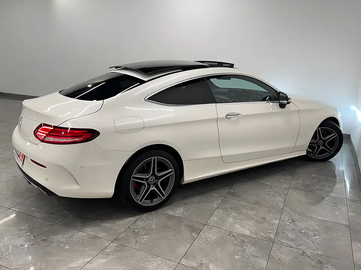 Used 2019 Mercedes-Benz C Class AMG Line Premium Plus White - Interior and Exterior details 8