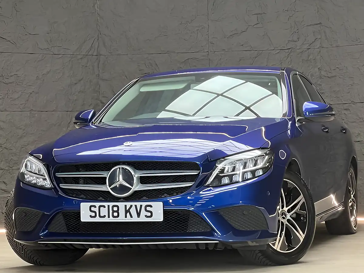 Used 2019 Mercedes-Benz C-Class AMG Line (premium Plus) White - Interior and Exterior details 5