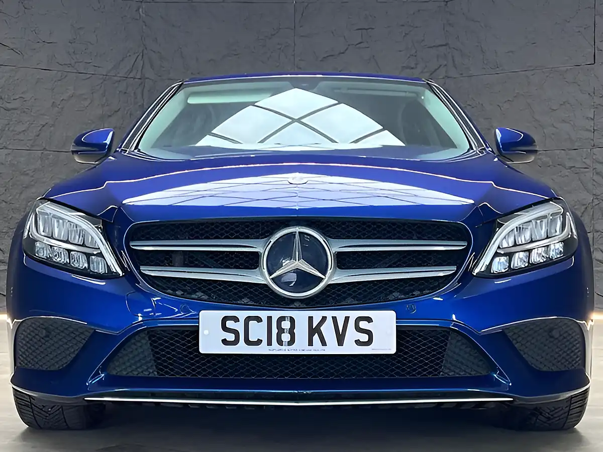 Used 2019 Mercedes-Benz C-Class AMG Line (premium Plus) White - Interior and Exterior details 6