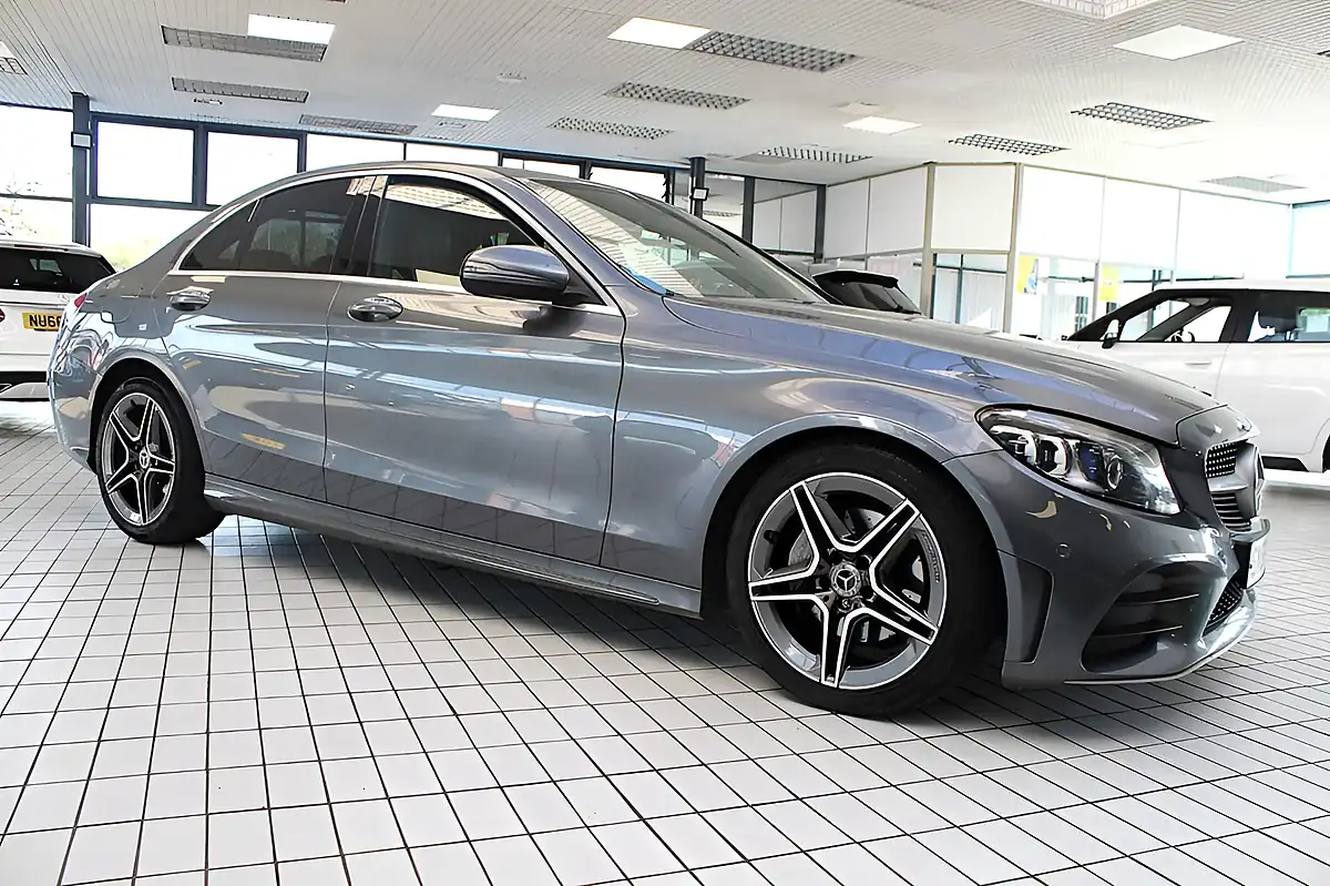 Used 2019 Mercedes-Benz C-Class AMG Line (premium) Selenite Grey - Interior and Exterior details 10