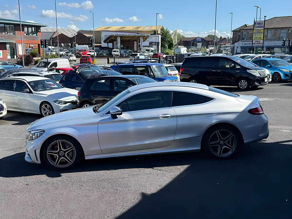 Used 2019 Mercedes-Benz C Class AMG Line (premium) Silver - Interior and Exterior details 10