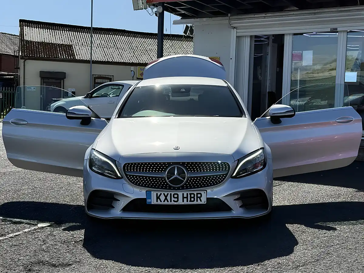 Used 2019 Mercedes-Benz C Class AMG Line (premium) Silver - Interior and Exterior details 11