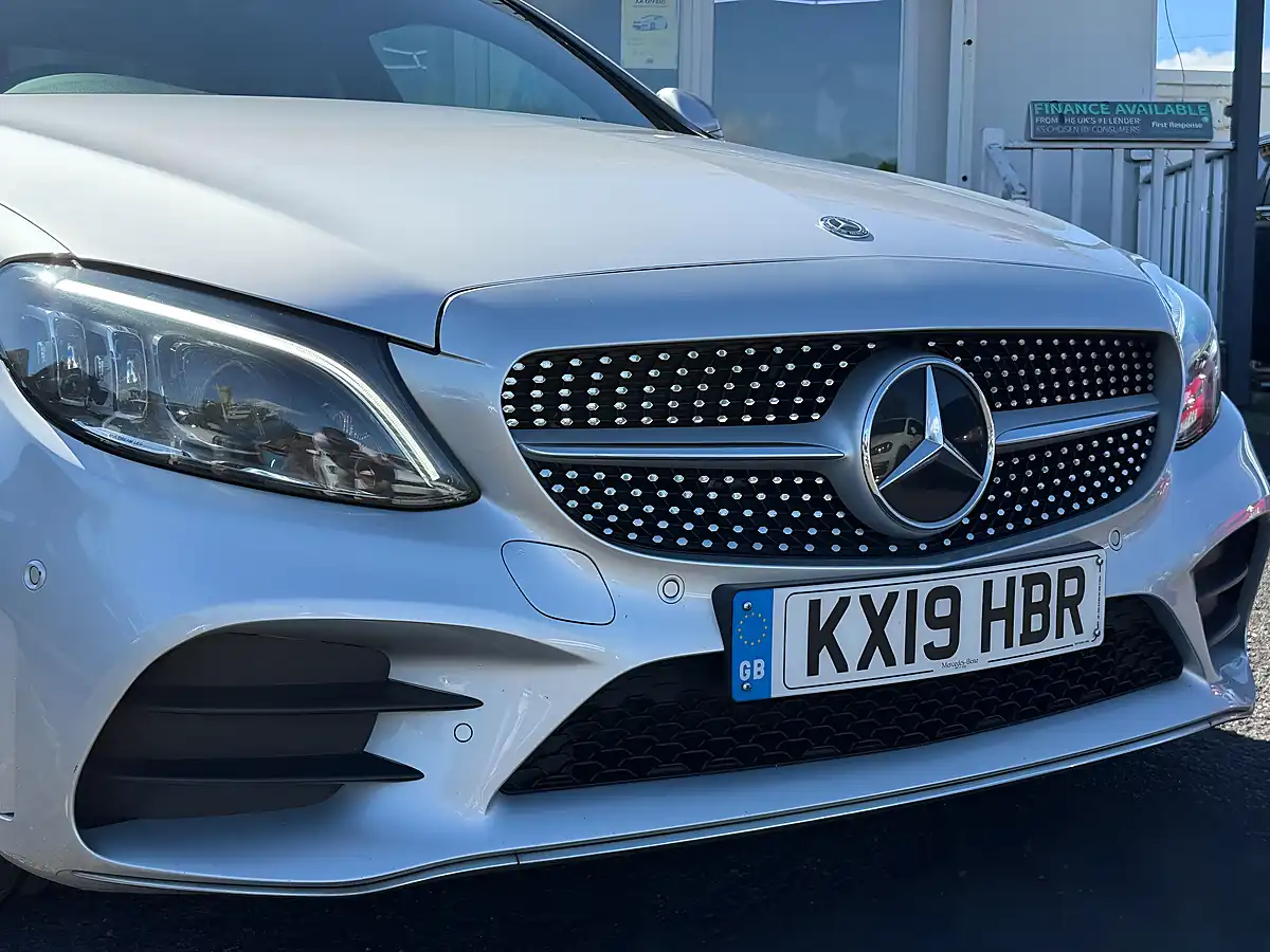 Used 2019 Mercedes-Benz C Class AMG Line (premium) Silver - Interior and Exterior details 9