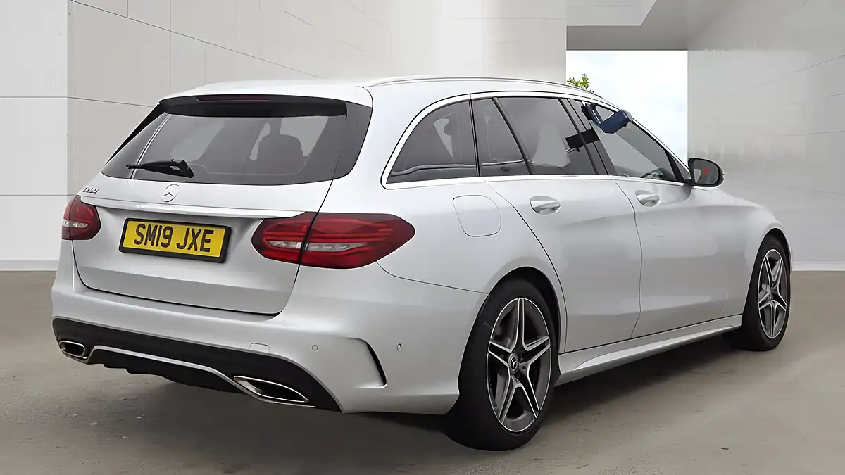 Used 2019 Mercedes-Benz C Class AMG Line Premium Silver - Interior and Exterior details 2