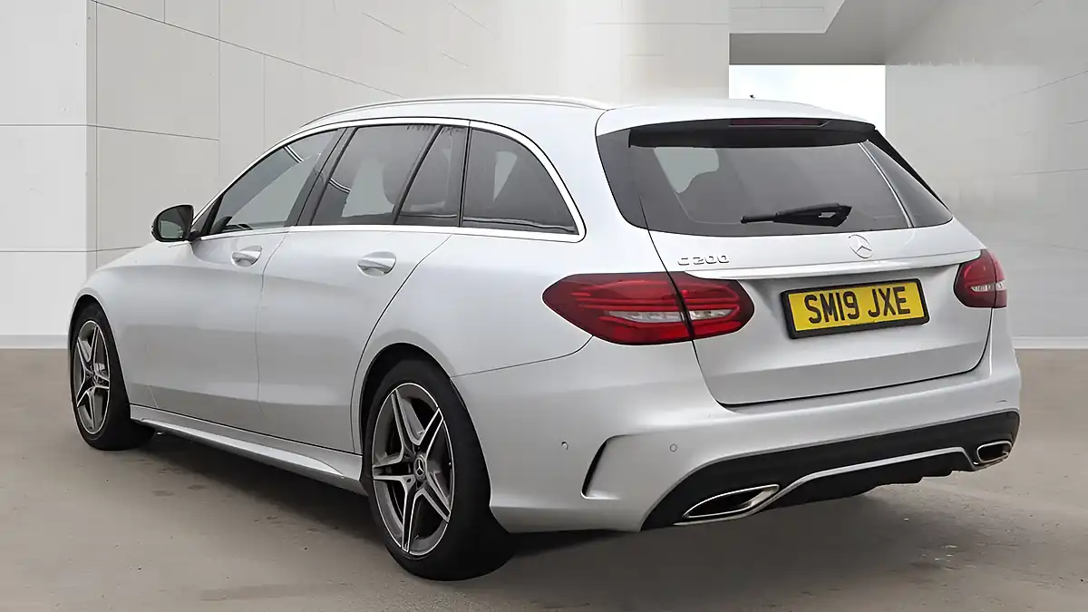 Used 2019 Mercedes-Benz C Class AMG Line Premium Silver - Interior and Exterior details 3