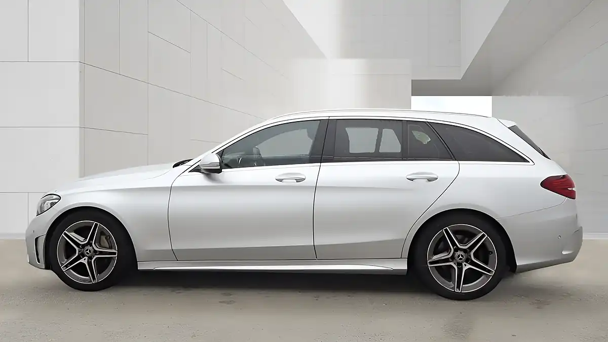 Used 2019 Mercedes-Benz C Class AMG Line Premium Silver - Interior and Exterior details 6
