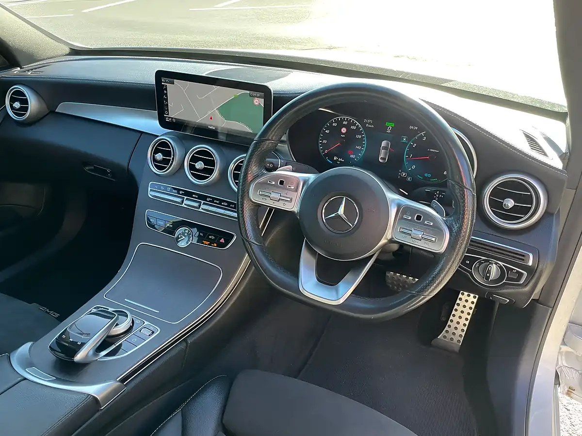 Used 2019 Mercedes-Benz C Class AMG Line (premium) Silver - Interior and Exterior details 11