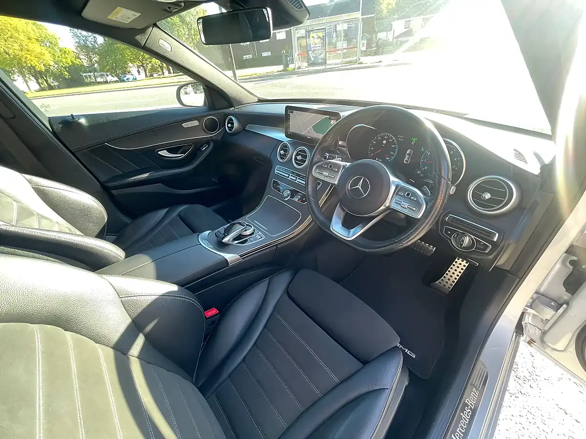 Used 2019 Mercedes-Benz C Class AMG Line (premium) Silver - Interior and Exterior details 13