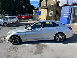 Used 2019 Mercedes-Benz C Class AMG Line (premium) Silver - Interior and Exterior details 2