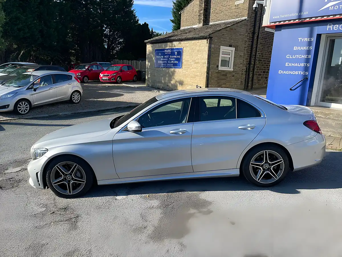 Used 2019 Mercedes-Benz C Class AMG Line (premium) Silver - Interior and Exterior details 2