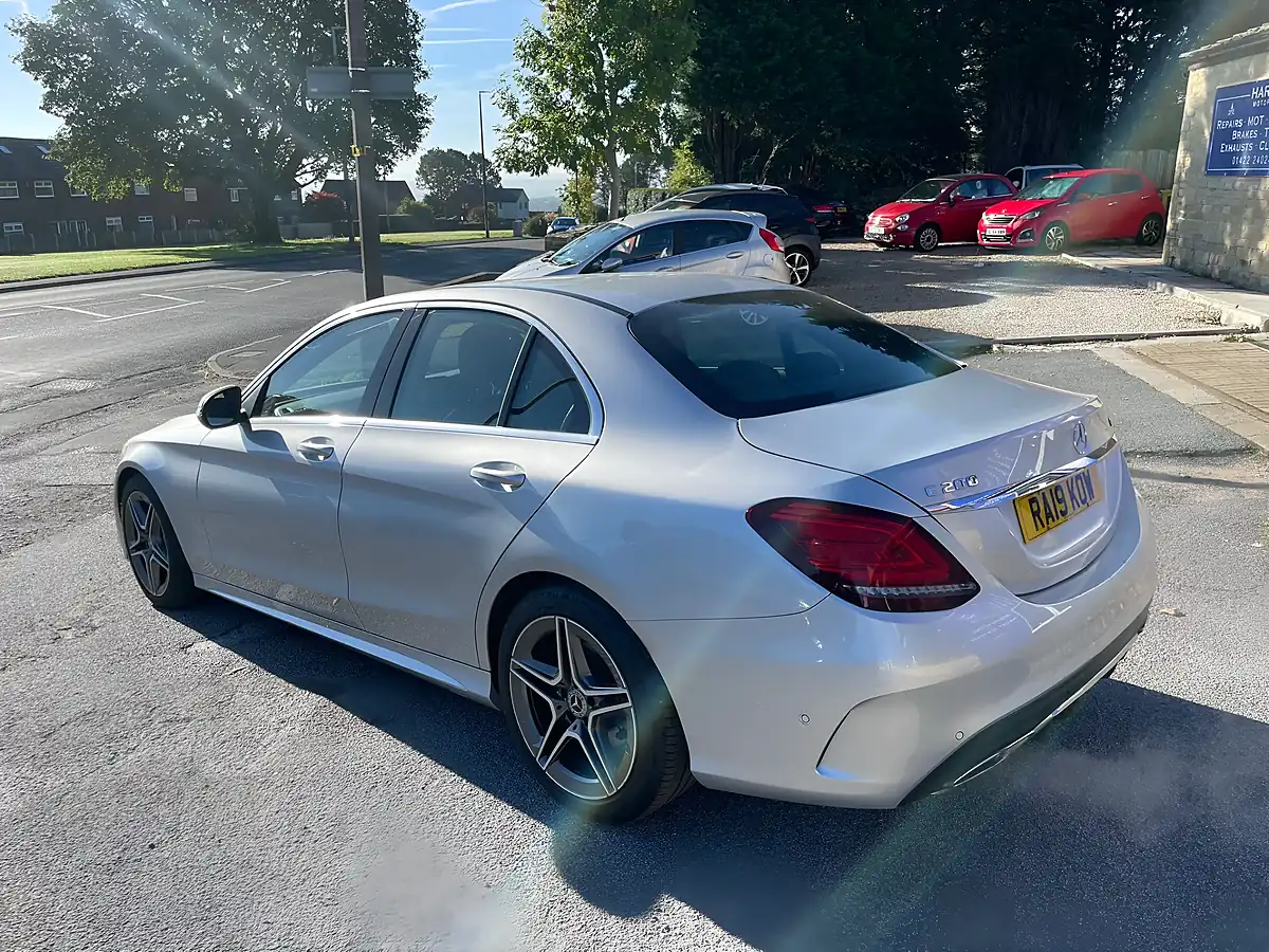 Used 2019 Mercedes-Benz C Class AMG Line (premium) Silver - Interior and Exterior details 3