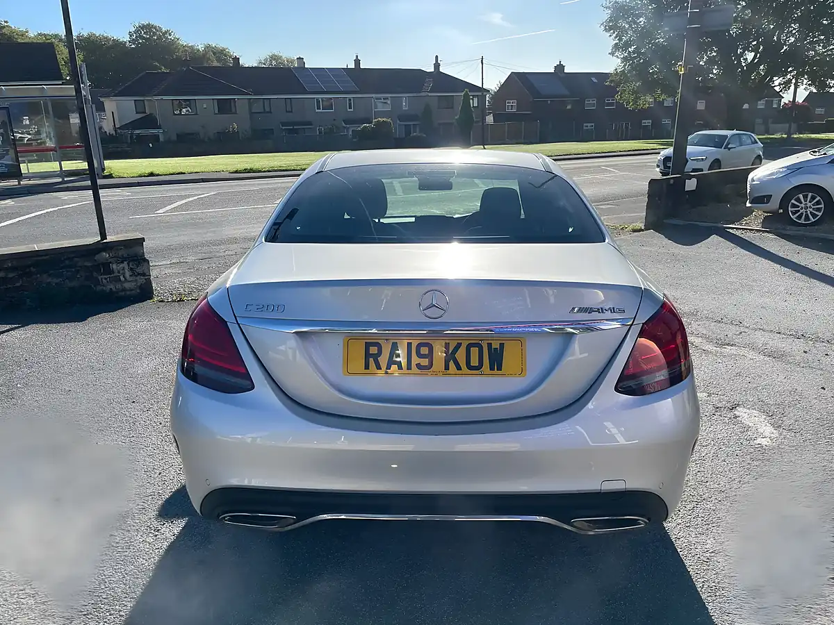 Used 2019 Mercedes-Benz C Class AMG Line (premium) Silver - Interior and Exterior details 4