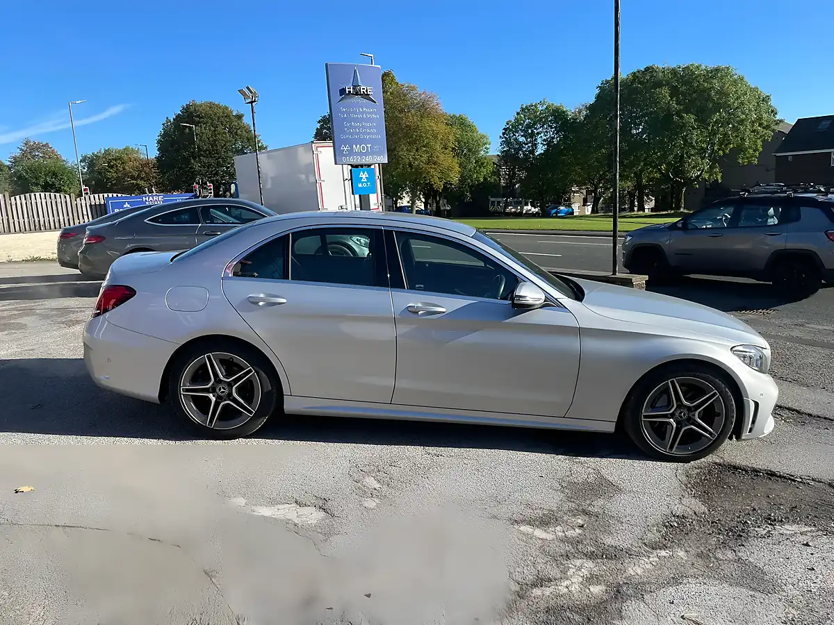 Used 2019 Mercedes-Benz C Class AMG Line (premium) Silver - Interior and Exterior details 6