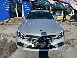 Used 2019 Mercedes-Benz C Class AMG Line (premium) Silver - Interior and Exterior details 8