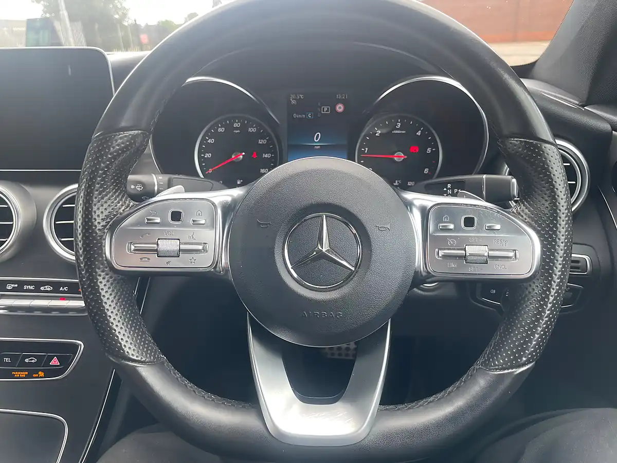 Used 2019 Mercedes-Benz C Class AMG Line (premium) Silver - Interior and Exterior details 12