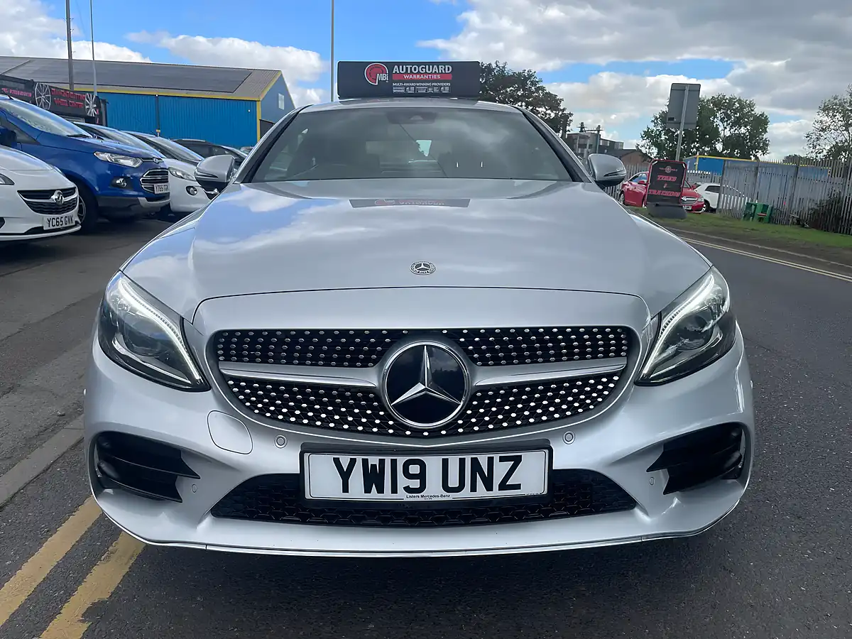 Used 2019 Mercedes-Benz C Class AMG Line (premium) Silver - Interior and Exterior details 4