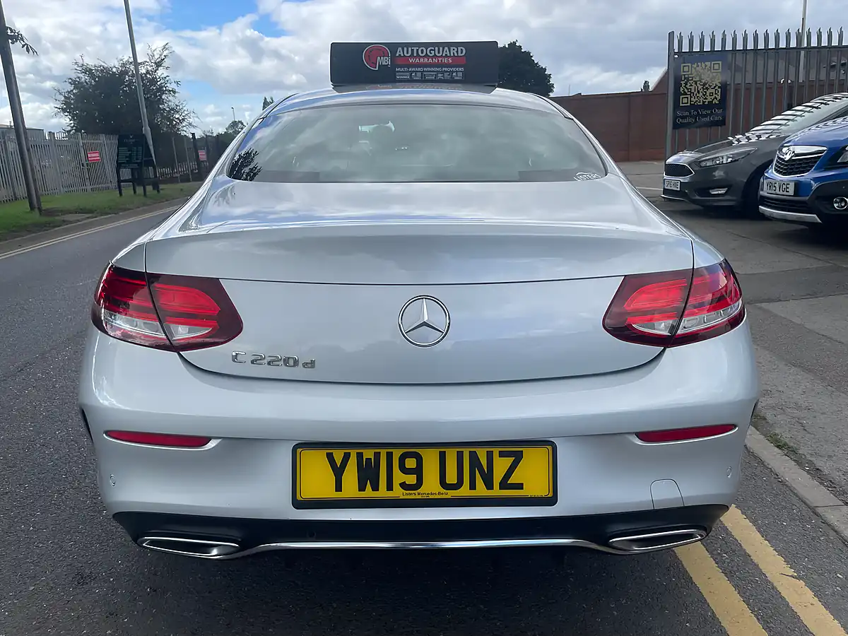 Used 2019 Mercedes-Benz C Class AMG Line (premium) Silver - Interior and Exterior details 9