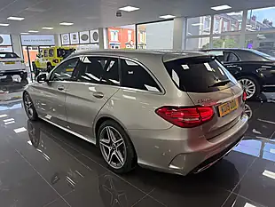 Used 2019 Mercedes-Benz C-Class AMG Line (premium) Silver - Interior and Exterior details 11