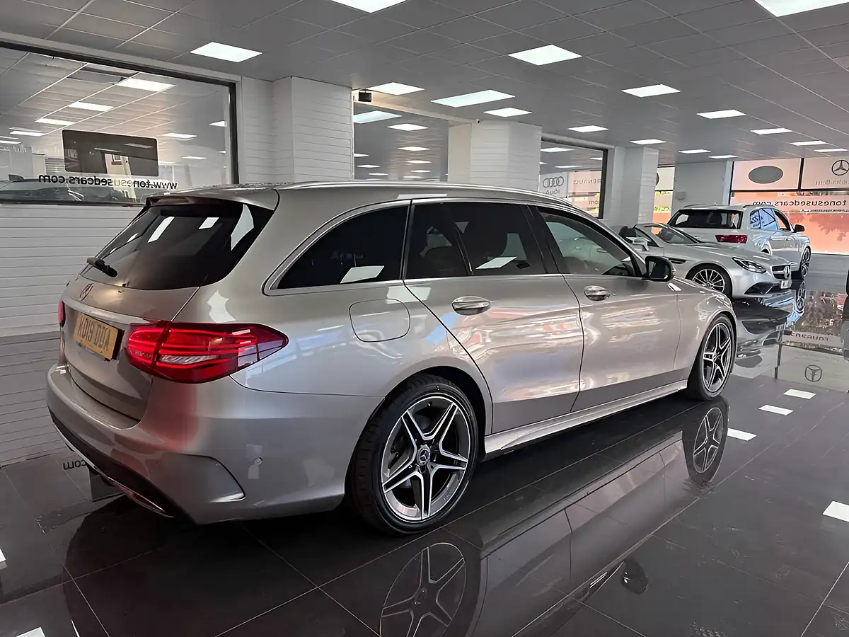 Used 2019 Mercedes-Benz C-Class AMG Line (premium) Silver - Interior and Exterior details 2
