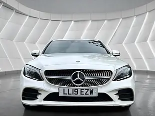Used 2019 Mercedes-Benz C Class AMG Line Premium White - Interior and Exterior details 10