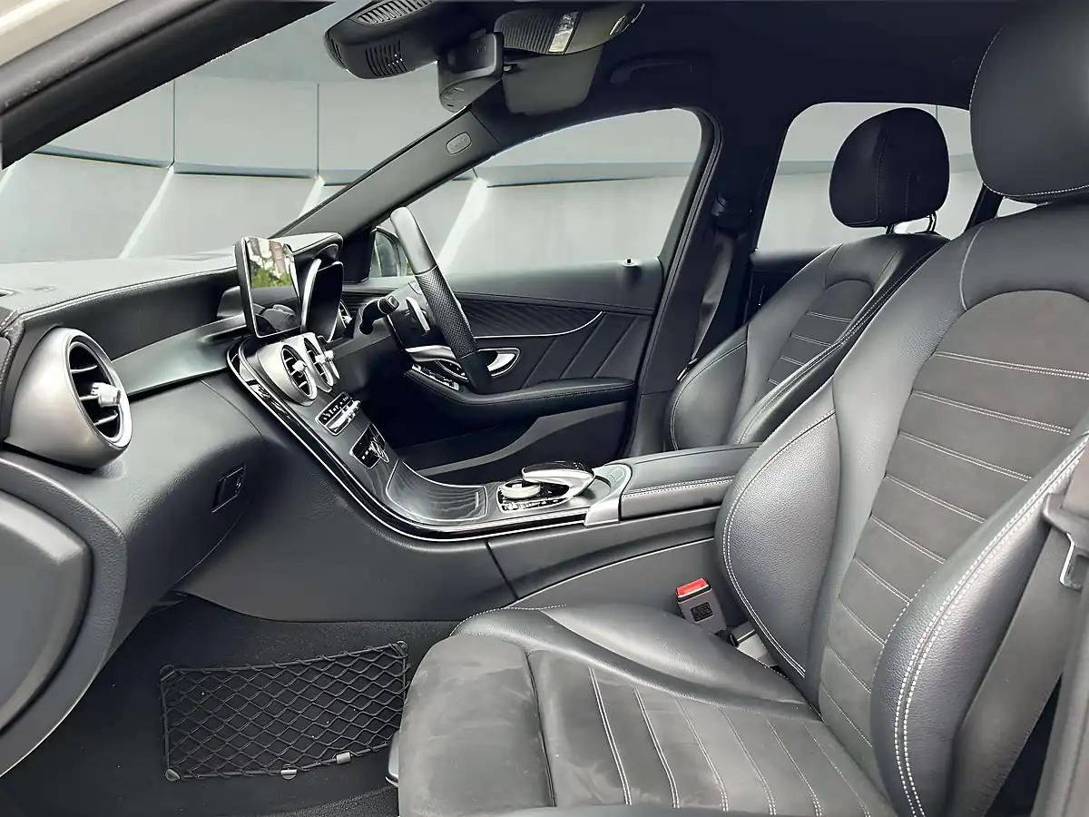 Used 2019 Mercedes-Benz C Class AMG Line Premium White - Interior and Exterior details 18