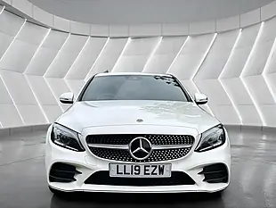 Used 2019 Mercedes-Benz C Class AMG Line Premium White - Interior and Exterior details 2