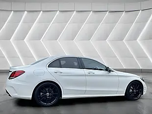 Used 2019 Mercedes-Benz C Class AMG Line Premium White - Interior and Exterior details 6