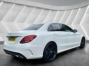 Used 2019 Mercedes-Benz C Class AMG Line Premium White - Interior and Exterior details 7