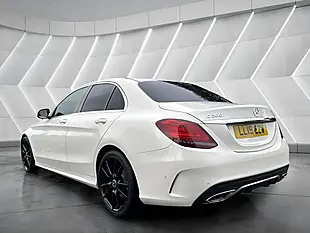 Used 2019 Mercedes-Benz C Class AMG Line Premium White - Interior and Exterior details 9