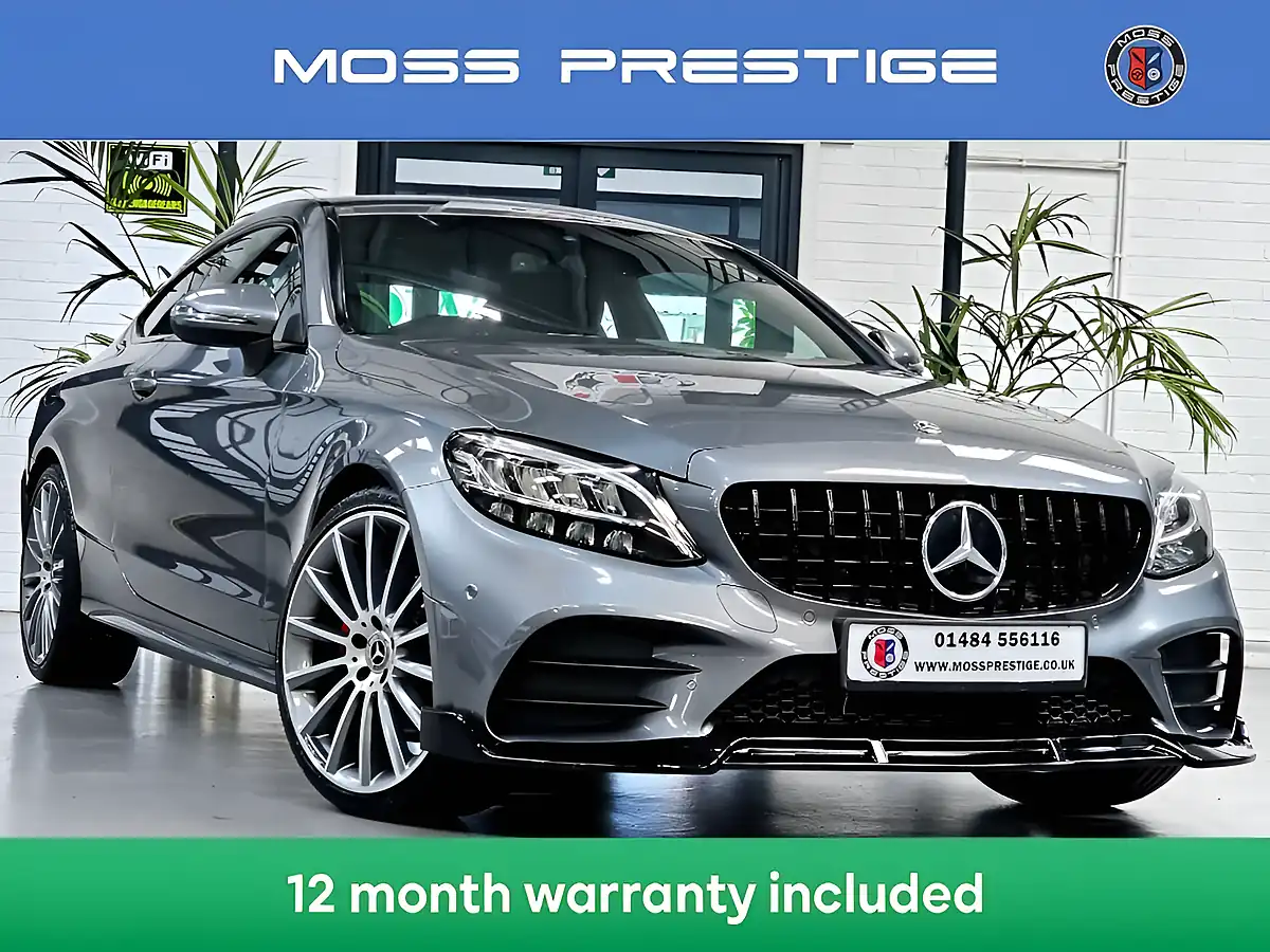 Used 2019 Mercedes-Benz C Class AMG Line Selenite Grey - Front View