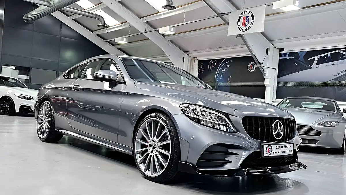 Used 2019 Mercedes-Benz C Class AMG Line Selenite Grey - Interior and Exterior details 8