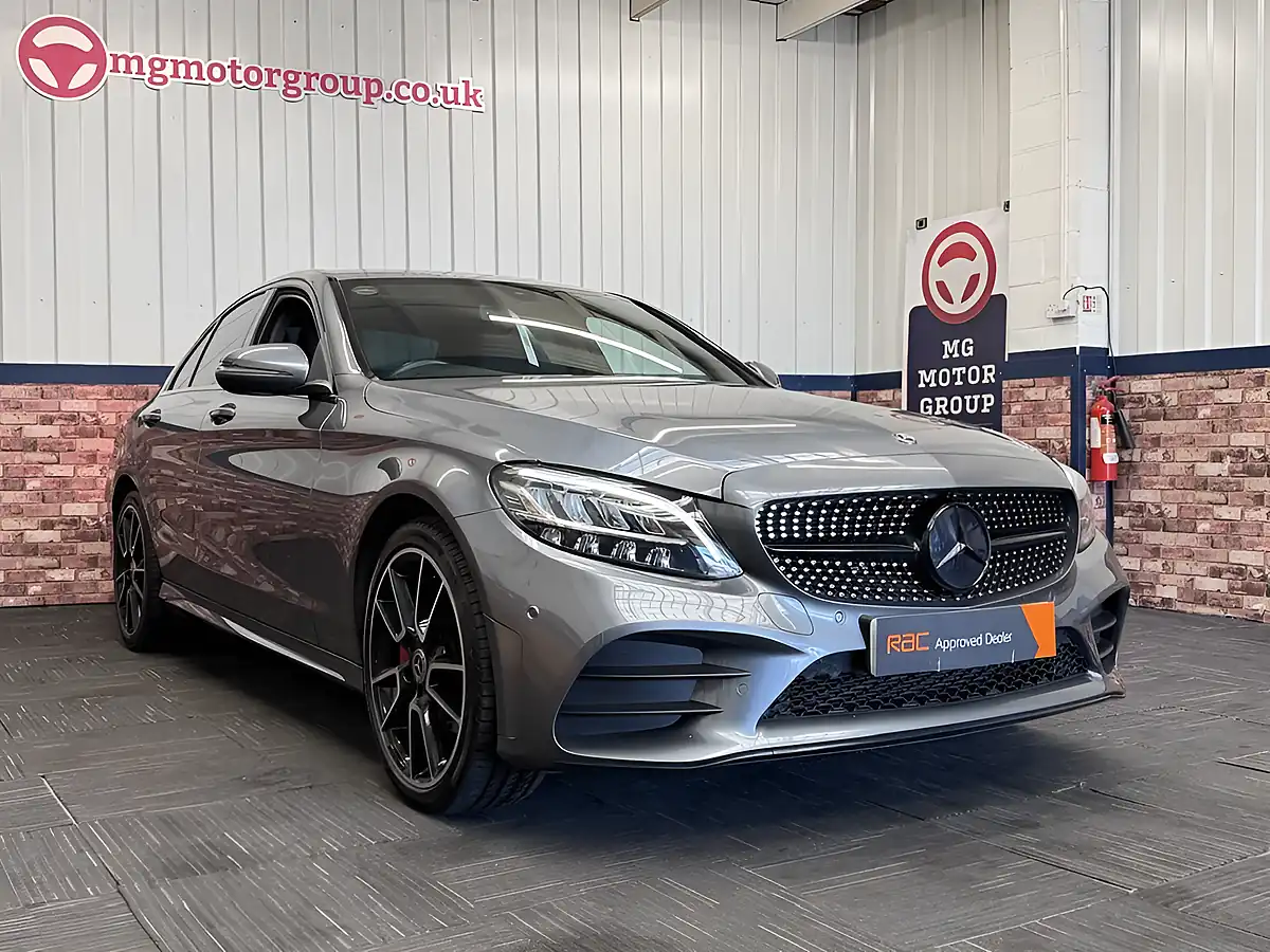 Used 2019 Mercedes-Benz C-Class AMG Line Selenite Grey - Interior and Exterior details 12