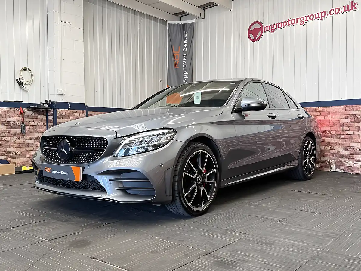 Used 2019 Mercedes-Benz C-Class AMG Line Selenite Grey - Interior and Exterior details 13
