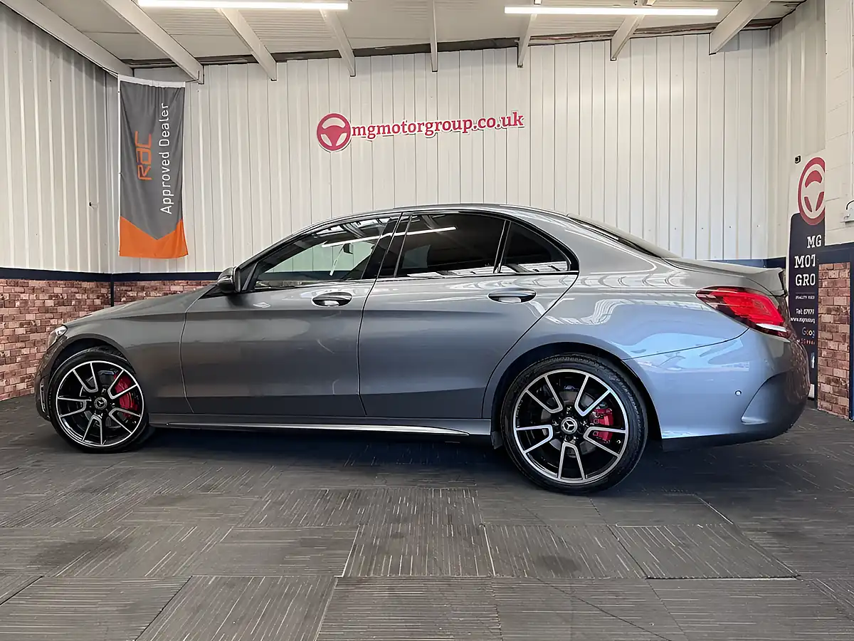 Used 2019 Mercedes-Benz C-Class AMG Line Selenite Grey - Interior and Exterior details 5